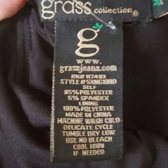 GRASS Collection V Neck‎ Bodycon Dress Size 7 Black - Picture 3 of 3